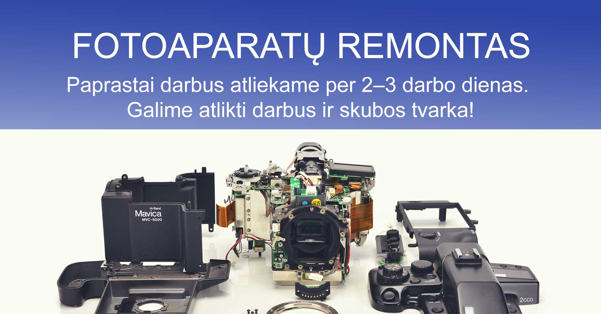 canon fotoaparatu remontas vilniuje