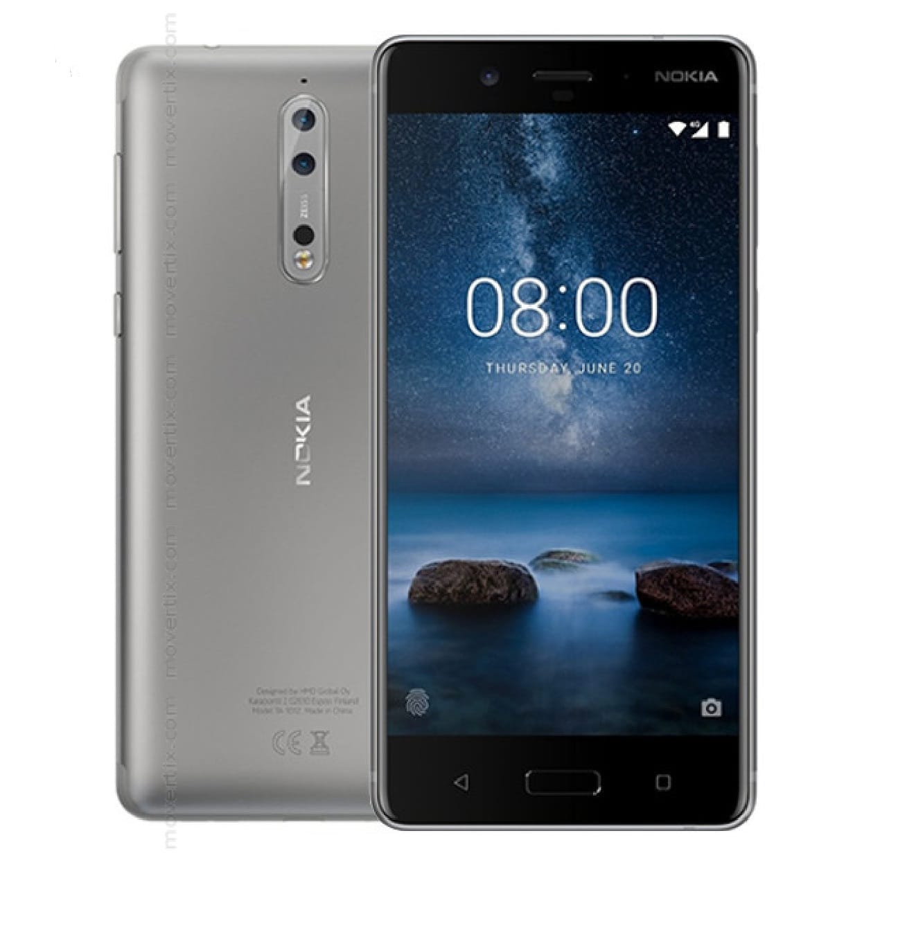 NOKIA 8 (TA-1004) REMONTAS – EKRANO, BATERIJOS KEITIMAS, KAINA