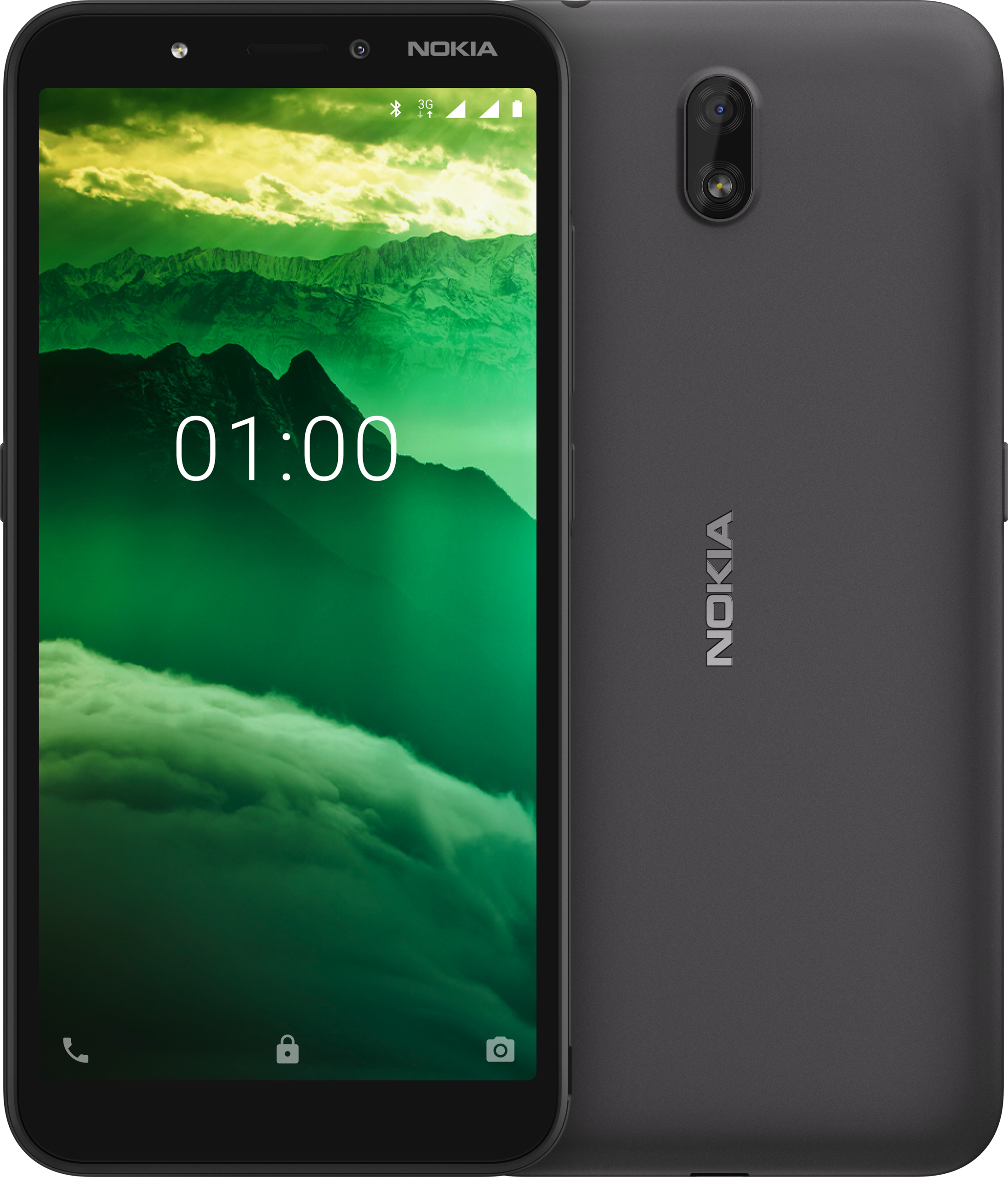 NOKIA C1 ( TA-1165 ) REMONTAS – EKRANO, BATERIJOS KEITIMAS, KAINA